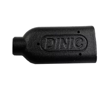 Audio adaptér 3,5 mm jack na 2x jack, pripojenie 2x 3,5 mm jack na jeden konektor, čierny, DINIC box s euro otvorom, dĺžka 0,20 m